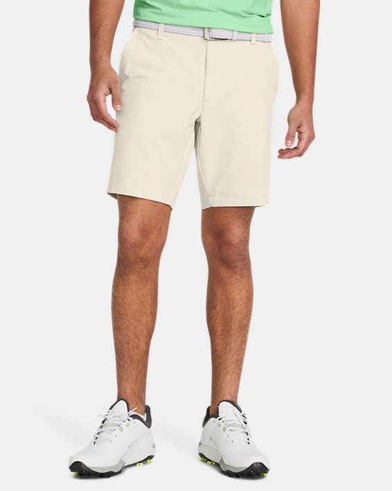 Men's UA Drive Tapered Shorts, White, pdpMainDesktop image number 0
